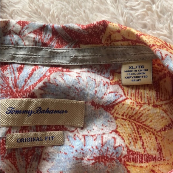 Tommy Bahama Floral Button Up - XL - Picture 3 of 3